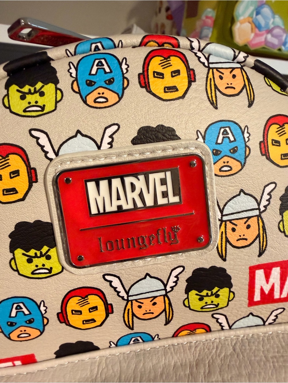 Marvel x Loungefly Kawaii Superhero Cosmetic Bag - Multicolor